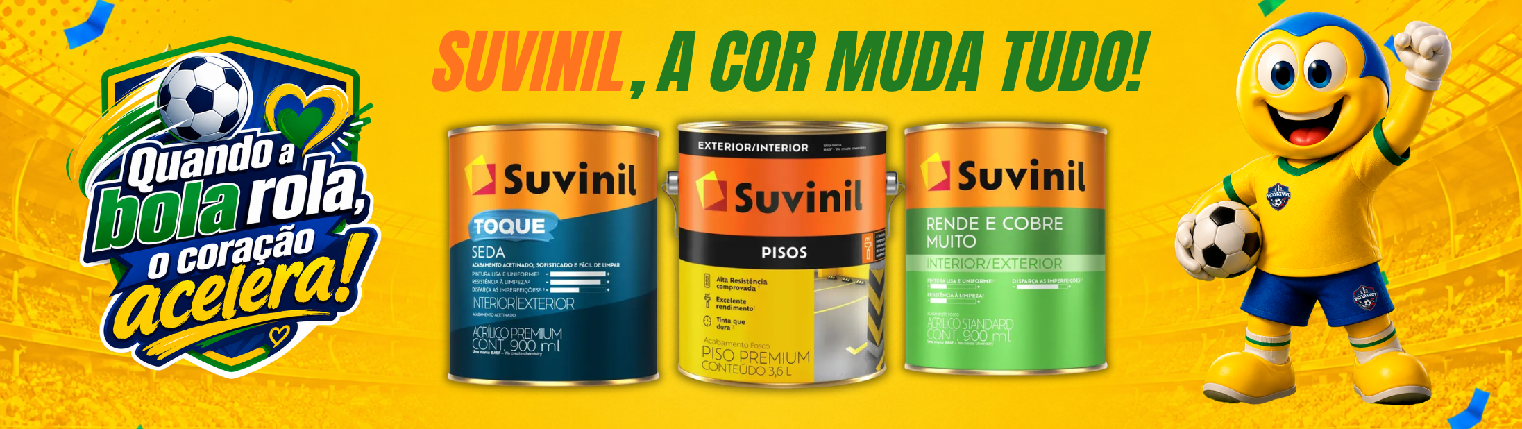 A cor muda tudo