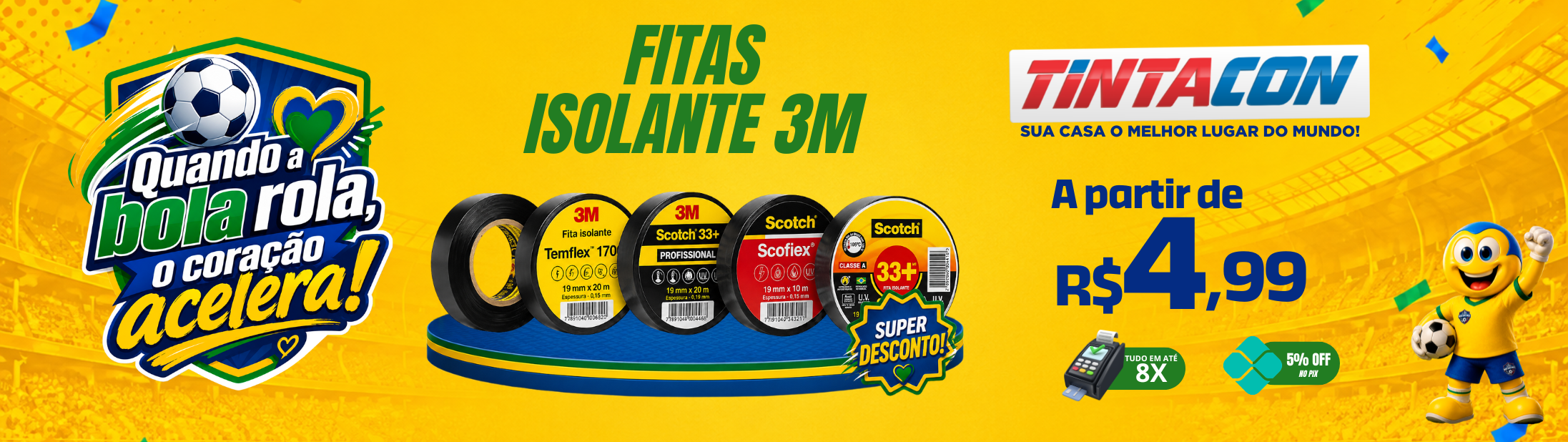 Fita isolante 3M