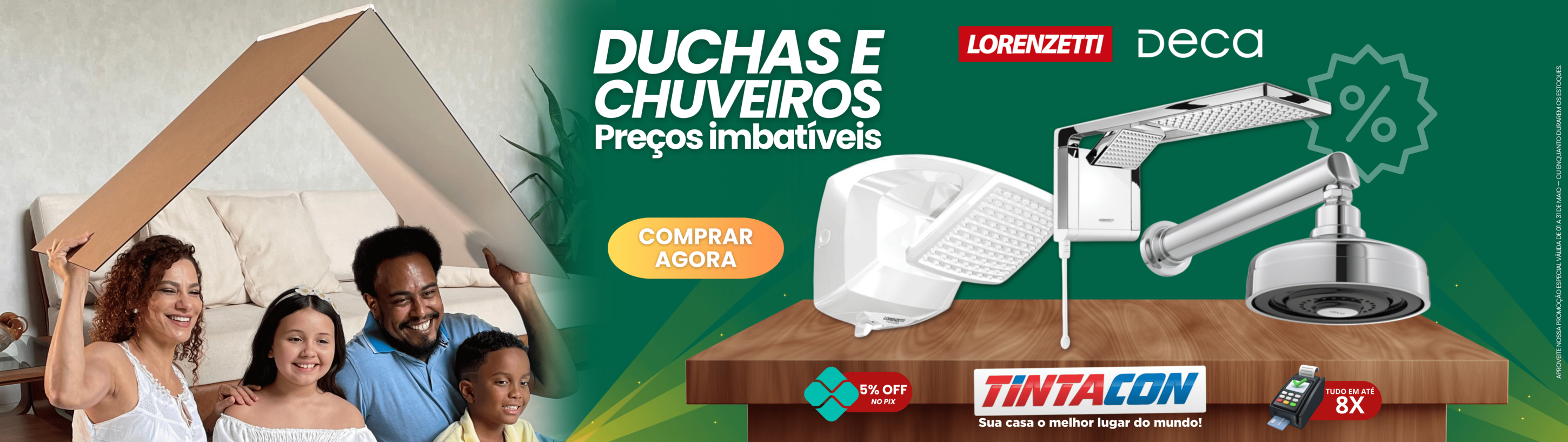 Duchas e Chuveiros
