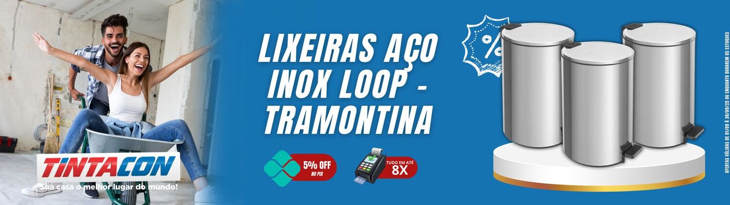 Lixeiras loop tramontina