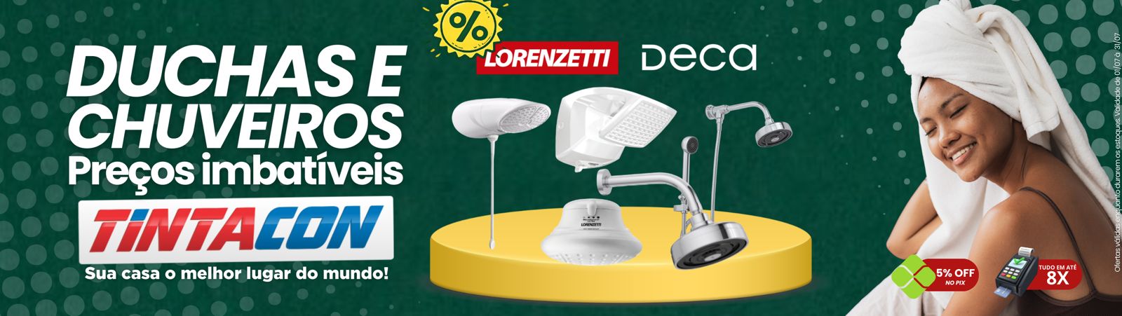 Duchas e Chuveiros