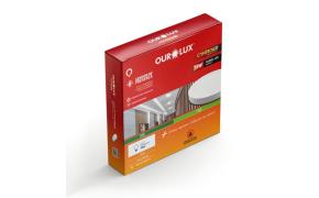 Painel CONTROLED Sensor de Presença 18W 6500K Redondo Sobrepor