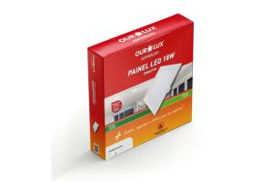 LUMINARIA LED EMBUTIR SUPER ECO 18W BIVOLT 4000K QUADRADO - OUROLUX