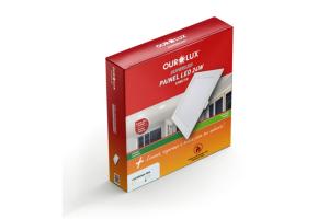 LUMINARIA LED EMBUTIR SUPER ECO 24W BIVOLT BR6500K QUADRADA - OUROLUX