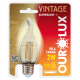 Vintage Led Vela Chama 2W Bivolt 2400K - Ourolux