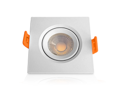 Lâmpada Led Spot Quadrado 5W BR6400K Branco - Ourolux