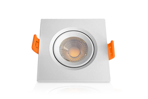 Lâmpada Led Spot Quadrado 5W BR6400K Branco - Ourolux