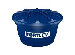 Caixa d'Agua Polietileno Azul Com  Tampa - Fortlev