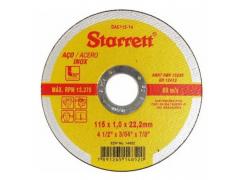 Disco Abrasivo de Corte 115x1x22,2cm - Starrett