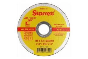 Disco Abrasivo de Corte 115x1x22,2cm - Starrett