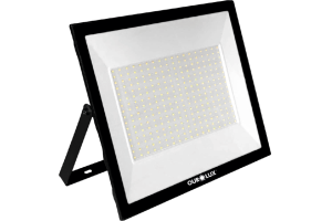 REFLETOR LED SLIM 200W BIV PTO BR6500K     OUROLUX