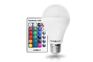 Lâmpada Controled 5W RGBW  - Ourolux