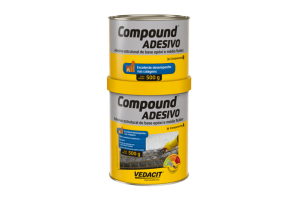 Compound Adesivo 1kg A+B - Vedacit