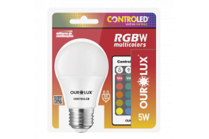Lâmpada Controled 5W RGBW  - Ourolux
