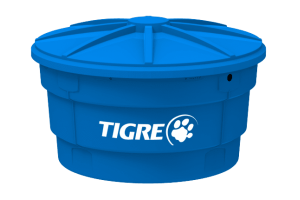 Caixa D'Agua Polietileno Com  Tampa 310L - Tigre