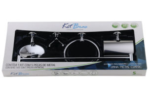 KIT DE BANHEIRO 5 PC CLASSIC - KITBRAS