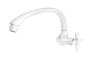 Torneira Cross Cozinha Parede Horizontal Branco - Tigre