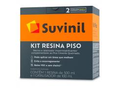 Kit P Resina + Catalisador Piso Cimento Queimado 0,6Kg - SUVINIL