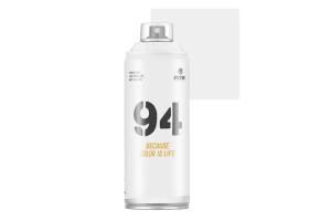 Tinta Spray 94 Branco Ar Semi Transparente Fosco 400Ml - Montana