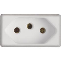 Modulo Tomada 2P+T 10A/250V Liz 57115/030 - Tramontina