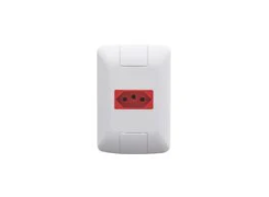 Tomada 2P+T 20A 250V Aria Vermelho 57241/015 - TRAMONTINA