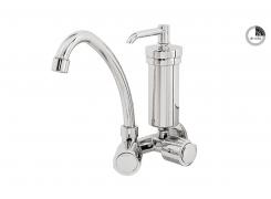 Torneira Cozinha Parede Bica Móvel Arejador Com Filtro 1173C44 1/2 kelly
