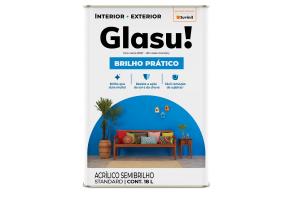 Tinta Acrilica Brilho + Lavavel 18L - Glasu! (Glasurit)