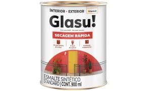 Tinta Esmalte Secagem Mais Rápida 900ml Brilhante Cores - Glasu