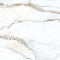 Porcelanato Calacata Pan Oro Retificado Polido Branco 94x94 CLASSE A - EMBRAMACO