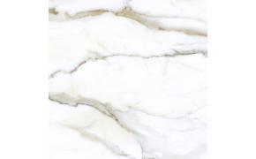 Porcelanato Calacata Pan Oro Retificado Polido Branco 94x94 CLASSE A - EMBRAMACO