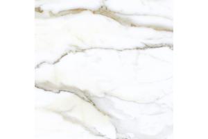 Porcelanato Calacata Pan Oro Retificado Polido Branco 94x94 CLASSE A - EMBRAMACO