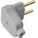 Plug angular 2P 10A PR/BR 57412905 Tramontina