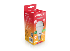 Lâmpada Led Ouro Pera 12W Bivolt BR6500K - Ourolux