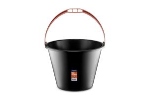 Balde Plastico Preto 10L 608P - Atlas