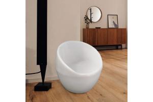 Poltrona Polietileno Branca - 64x60 - Usinorte