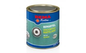 Bemartel - Esmalte Sintético Martelado Cinza Escuro 1/4 900 ml  BEMA