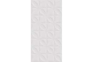 Revestimento Retificado Relevo Botânico Branco 45x90 MT B/COM - LUME