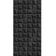 Revestimento Retificado Relevo Diamond Black 45x90 MT A LUME