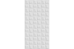 Revestimentos Retificado Relevo Diamond White 45x90 MT A - LUME