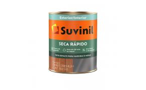 Tinta Esmalte Sintético Seca Rápido Acetinado Base Agua Branco 900ml - Suvinil