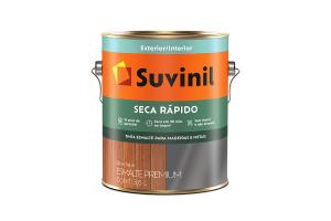 Tinta Esmalte Sintético Seca Rapido 3,6L Acetinado Base Água Branco - Suvinil