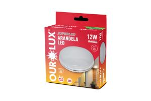 Arandela Led Redonda 12W Bivolt BR6500K Ourolux