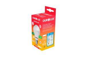 Lâmpada Led Ouro Pera 9W Bivolt BR6500K Ourolux