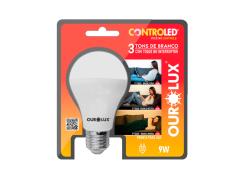 Lâmpada Controled 3 Tons De Branco 9W - Ourolux