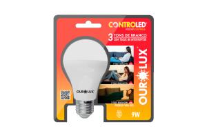 Lâmpada Controled 3 Tons De Branco 9W - Ourolux