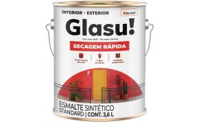 Tinta Esmalte Secagem Mais Rápida 3,6L Brilhante Cores - Glasu