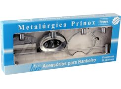 Kit Acessorio Banheiro 5 Peças - Prinox