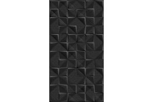 Revestimento Retificado Relevo Prisma Black 63x120 MT A - LUME