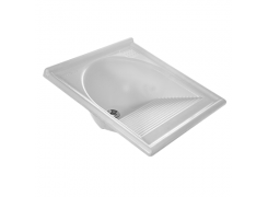 Tanque Thermo Fibra Simples Branco - Decoralita