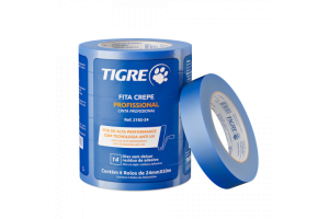 Fita Crepe Azul Barreira UV 24MMX50M - TIGRE